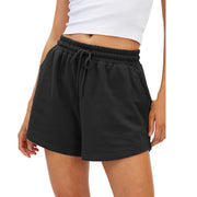 Women's Fashion Casual Exercise Elastic Running High Waist Shorts