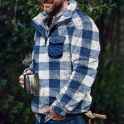 Men's Casual Flannel Plush Sweatshirt