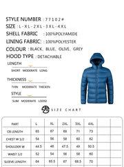 Hot Sale Youth Hooded Men's Lightweight Cotton-padded Jacket