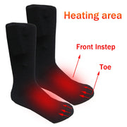 Heating socks, charging heating socks