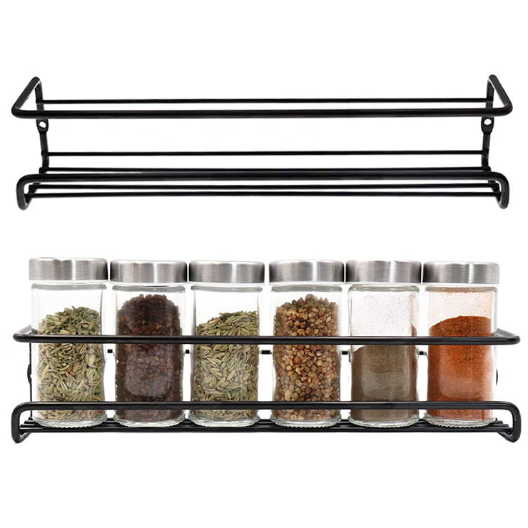 Metal Kitchen Rack Simple Wall Hanging Seasoning Rack