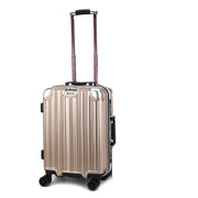 Luggage pull rod box Cardan female rose gold aluminum frame tour box 2024 inch men business suitcase