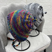 Women's Fashion Color Contrast Knitted Hat