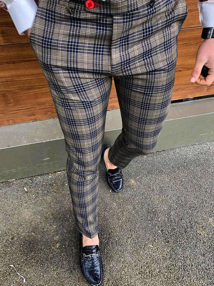 Men's Printed Casual Fashion Striped Trousers