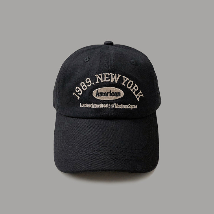 Versatile Embroidered Vintage Baseball Hat