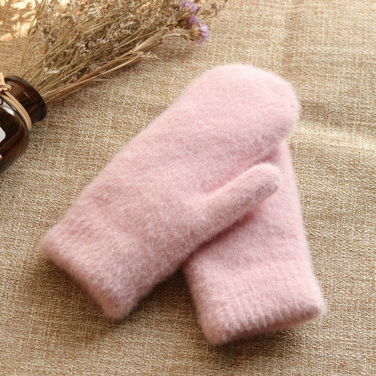 Korean-style Knitted Thermal Gloves