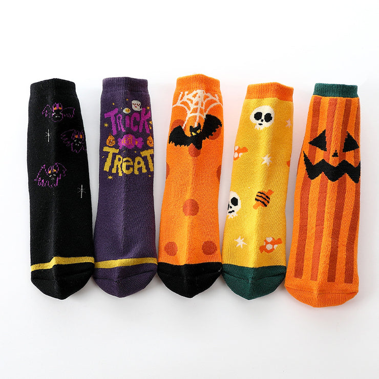 Children's Halloween Terry Mid-calf Socks