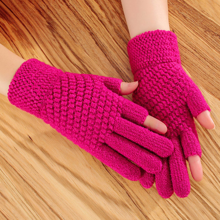 Thickened Fleece Winter Riding Gloves