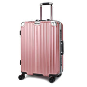 Luggage pull rod box Cardan female rose gold aluminum frame tour box 2024 inch men business suitcase