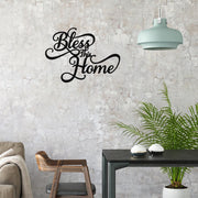 Bless This Home Metal Wall Art Metal Letter Wall Hanging