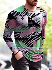 Men's Long Sleeve Bottoming T-Shirt Round Neck