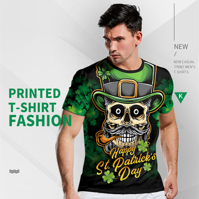 Animal Funny 3D Digital Printing Casual Short Sleeve Men's T-shirt