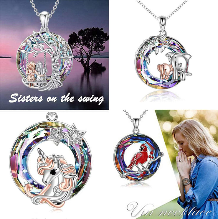 Fashion Tree Of Life Necklace Jewelry Pendant Personality Simple Hollow