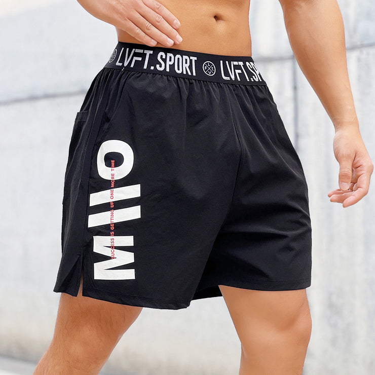 American Summer Workout Men's Shorts Sports Basketball Outdoor Exercise Loose Breathable Quick-drying Thin Elastic Pants