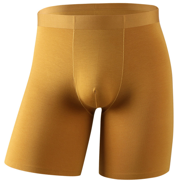 Men's Plus Size Lengthened Anti-wear Leg Boxer Briefs