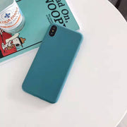 Pure color creative macaron phone case