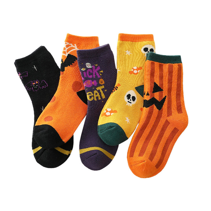 Children's Halloween Terry Mid-calf Socks