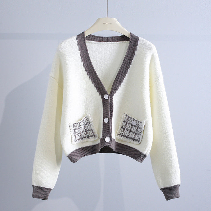 Women's Fashion Loose Lazy Style Knit Sweater Jacket