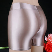 Men's And Women's Shiny Shiny Pants Tight Boxer Briefs