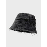 Japanese Style Washed Stitching Frayed Fisherman Hat