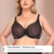 Women's Sexy Ultra-thin See-through Plus Size Underwear Bra