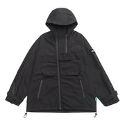 Men's Outdoor Mountain Multi-pocket Hooded Jacket