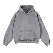 Men's Retro Distressed Hooded Sweater