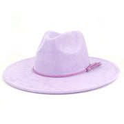 Men's Lady Couple Broad-brimmed Hat Flat Edge Gentlemen's Hat