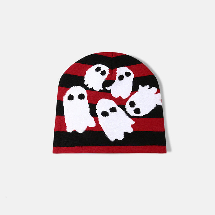 Halloween Stripes Knitted Hat Men And Women