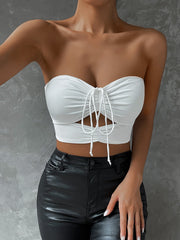 Boob Wrap Sexy Cutout Mini Top With A Top Top