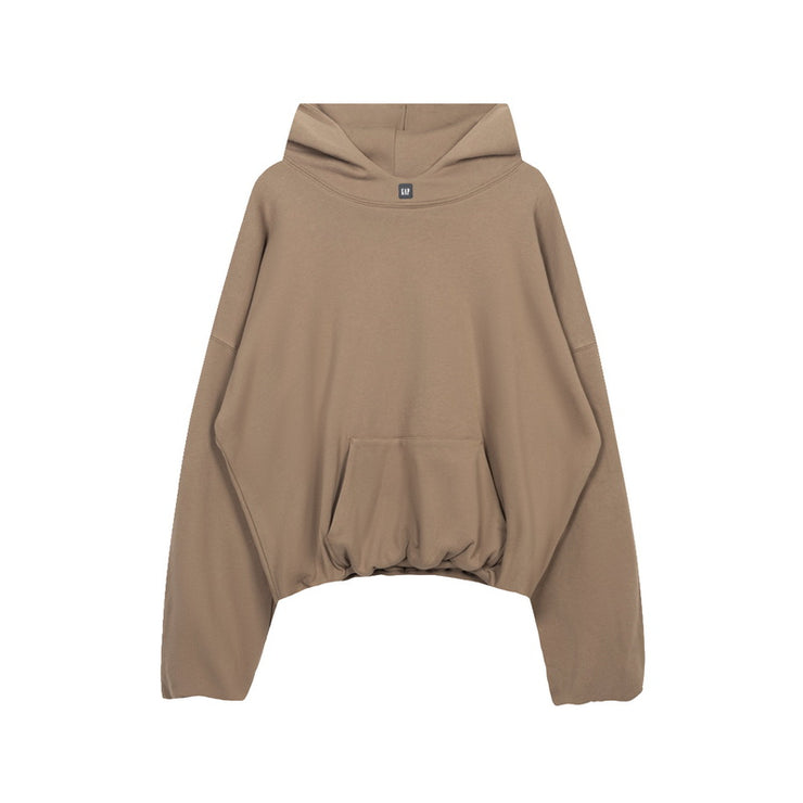 Solid Hooded Heavyweight Hoodie Wash Sweater