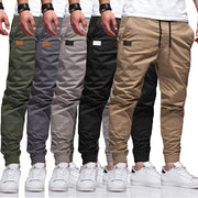 Youth Fashion Casual Tether Loose Cargo Ankle Banded Pants