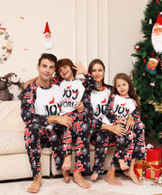 New Letter Snowflake XINGX Christmas Parent-child Suit Printed Homewear Pajamas