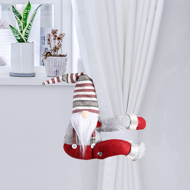 Christmas Decoration Supplies Striped Hat Forest Old Man Door Hanging