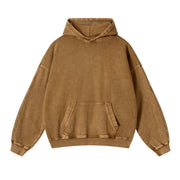 Men's Retro Distressed Hooded Sweater