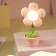 Mini Flower Small Night Lamp Cute Atmosphere Bedside Creative Home Decor