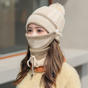 Thicken Plus Velvet Warm Ear Protection Wool Hat