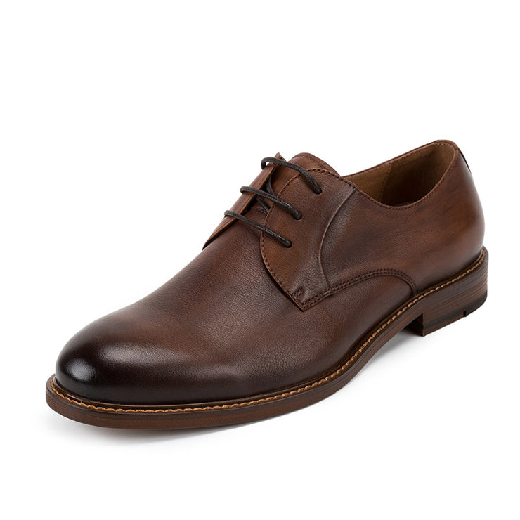 Lace-up Young Men's Leather Shoes