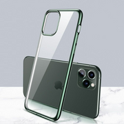 Transparent silicone phone case