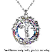 Fashion Tree Of Life Necklace Jewelry Pendant Personality Simple Hollow