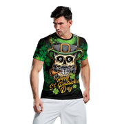 Animal Funny 3D Digital Printing Casual Short Sleeve Men's T-shirt