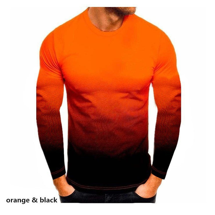 Printed Fashion Pullover T-shirt For Men