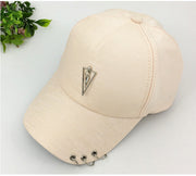 Male And Female Personality Metal Buckle Sun Baseball Hat