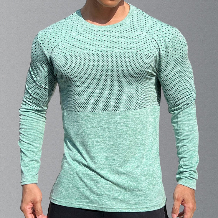 Muscle Workout Men's Basketball Brothers Slim-fit Cationic Training Clothes Sports Long Sleeve