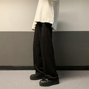 Wide-leg Suit Pants Male Spring And Autumn Straight