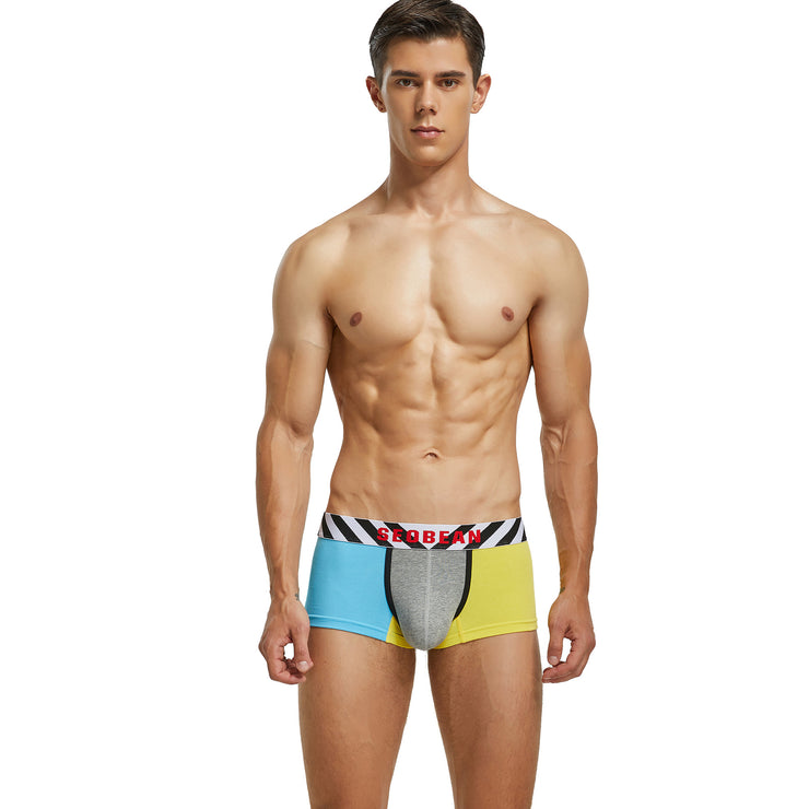 Young Men's Concave-convex Breathable Boxers