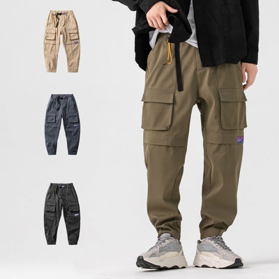 Three-dimensional Pocket Casual Pants Men's Labeling