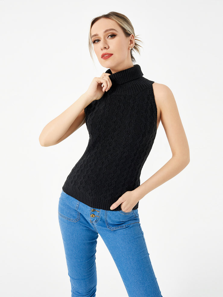 Women's Stretch Casual Turtleneck Sweater