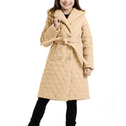 Long Coat Stand-up Collar Cotton-padded Clothes Warm And Windproof Children