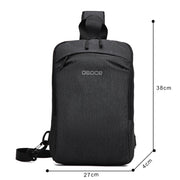 Trendy Men's Chest Bag Oxford Cloth Outdoor Casual Messenger